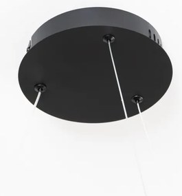 Brilagi - lustra LED dimmabilă pe cablu FALCON SLIM, LED 42 W, 230 V, Ø 50 cm, negru + telecomandă