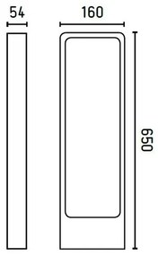 FARO 75520 - Lampă exterior LED DAS LED/5W/230V IP54
