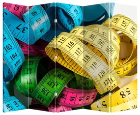 Paravan - Metri colorați (210x170 cm)