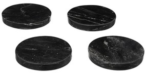 Set 4 coastere MARBLE, 10 cm