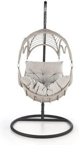 Scaun suspendat Rasmus, gri/negru