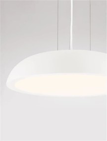 Lustra LED suspendata stil modern FELICIA alba 45cm