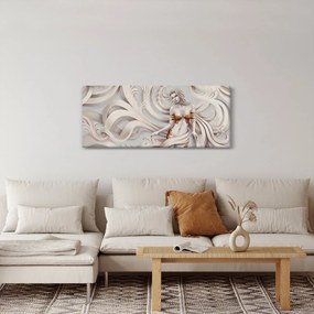 Tablou - Zeița motiv floral (120x50 cm)