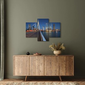 Tablou - Amurg în Rotterdam, Olanda (90x60 cm)