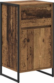 vidaXL Bufet cu sertar Lemn Vechi 43 x 36 x 75,5 cm Lemn compozit