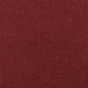 Canapea cu 3 locuri, rosu vin, 180 cm, material textil Bordo, 212 x 77 x 80 cm