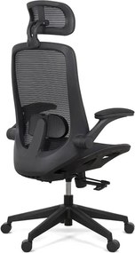 Scaun ergonomic SYYT 9509 negru, mesh complet și șezut reglabil