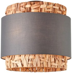 Plafonieră Brilliant WATERLILLY 2xE27/60W/230V d. 35 cm gri