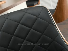 Scaun Haire (nuc închis + negru). 1110585