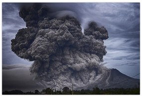 Tablou - Erupție vulcanică (90x60 cm)