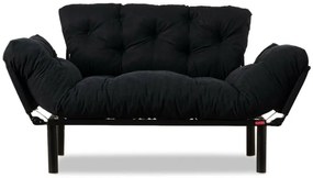 Canapea extensibilă Nitta Black