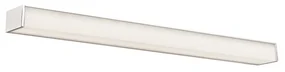 Aplica LED de perete pentru baie design liniar Freya crom