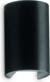 Aplica LED iluminat exterior design modern cu protectie IP44 APOLLO AP2 ROUND negru 137391