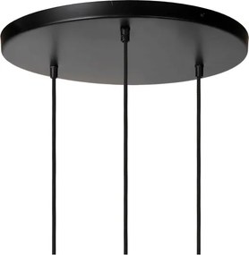 Lustră pe cablu Lucide 10413/03/72 YUNKAI 3xE27/60W/230V maro