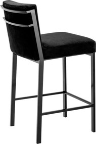 Scaun de bar LUX cu tapiterie din catifea Scott 66cm bronz 110425 HZ