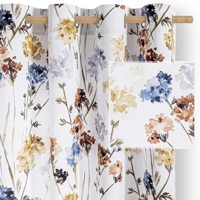 Draperie albă dimout (semi-opacă) 135x250 cm Solkone – Restilo