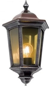 Aplica de perete exterior stil clasic IP44 Hermine AL 11K/82515/A schwarz-silber OR