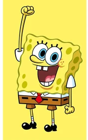 SpongeBob Yellow prosop de mână și față, prosop 30x50cm
