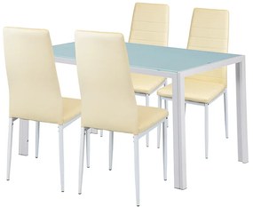 Liana 4+1 set de sufragerie bej