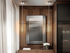 Pendul LED design modern Micron crom/auriu SV-413503