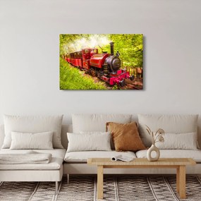 Tablou - Tren cu aburi (90x60 cm)