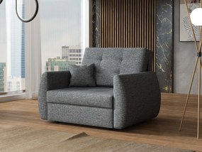 Fotoliu extensibil Clovea Art I (Gri închis) (cu sp. depozitare). Promo -16%. 1105645