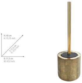 WENKO 24403100 - Perie WC RIVARA 11,5x40 cm aurie