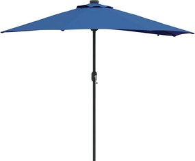 vidaXL Parasol de Grădină Albastru azur 294 x 150 x 223 cm