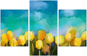 Tablou - Lalele galbene (90x60 cm)