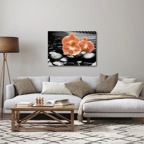 Tablou - Orhidee portocalii (70x50 cm)