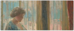 Tablou - Childe Hassam, The New York Window, reproducere (120x50 cm)