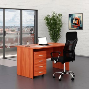 Set mobilier birou SimpleOffice 1, 140 cm, cires