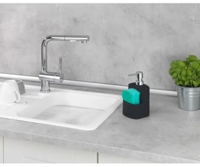 WENKO 3620117800 - Dozator de săpun FESTIVAL 10 x 18 cm, negru