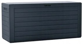Lada depozitare de gradina, antracit, 116x44x55 cm, Woodenbox