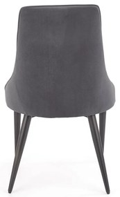 Scaun de bucaterie Marien, gri/negru