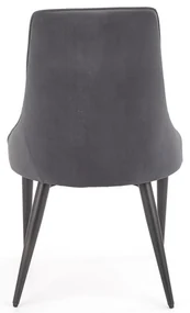 Scaun de bucaterie Marien, gri/negru