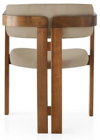 Scaun de sufragerie CO Mink and Walnut