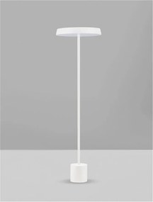 Lampa de podea LED design modern VETRO alb, D-40cm