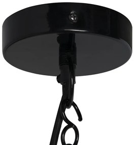 Lampă suspendată industrială neagră - Warrior