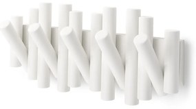 Cuier de perete alb din lemn de pin Picket – Umbra