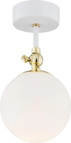 Argon 4002 - Plafonieră aplicată pentru baie LATINA 1xE14/7W/230V IP44 alb/auriu