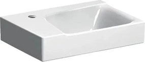 Lavoar pe mobilier Geberit Xeno2 cu orificiu baterie stanga 40 cm alb