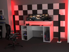 Masă de scris LED Myst (alb). 1092049
