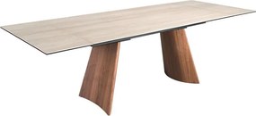 Masa extensibila cu blat din marmura portelanata 1164