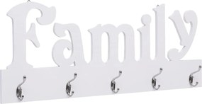 vidaXL Cuier de perete FAMILY, 74 x 29,5 cm