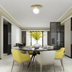 Plafonieră PLATO 1xE14/40W/230V d. 19 cm