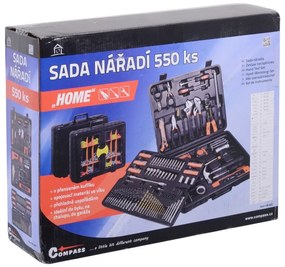Trusă de scule Compass Home, 550 buc.