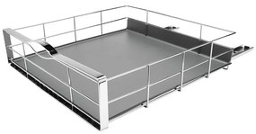 Organizator de bucătărie din oțel inoxidabil - simplehuman