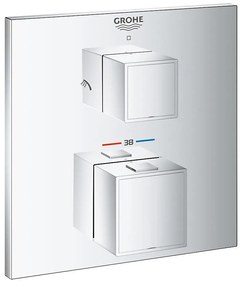 Baterie termostatică GROHE Grohtherm Cube 24154000, crom lucios