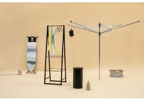 Cos de rufe Brabantia 1000825, 35 L, Capac de pluta, Umplere fara deschidere, Gauri ventilatie, Negru